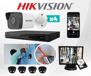 hikvision wired-cctv 4ch with installation